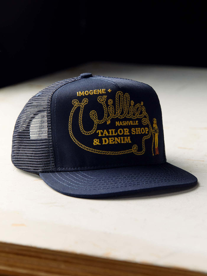 Antique White the "lasso" trucker