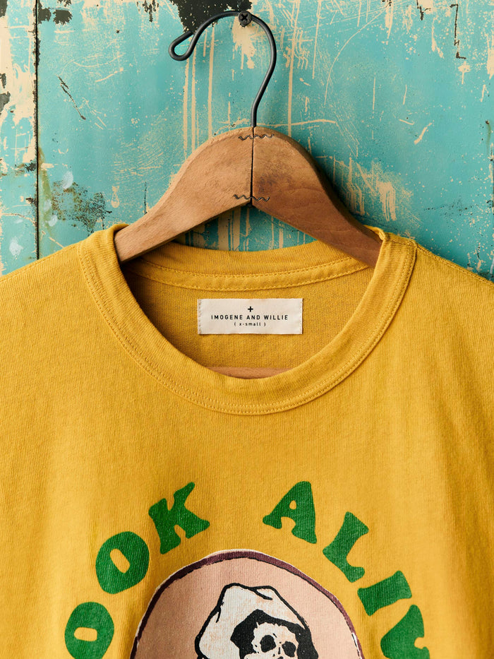 Goldenrod the "look alive" tee