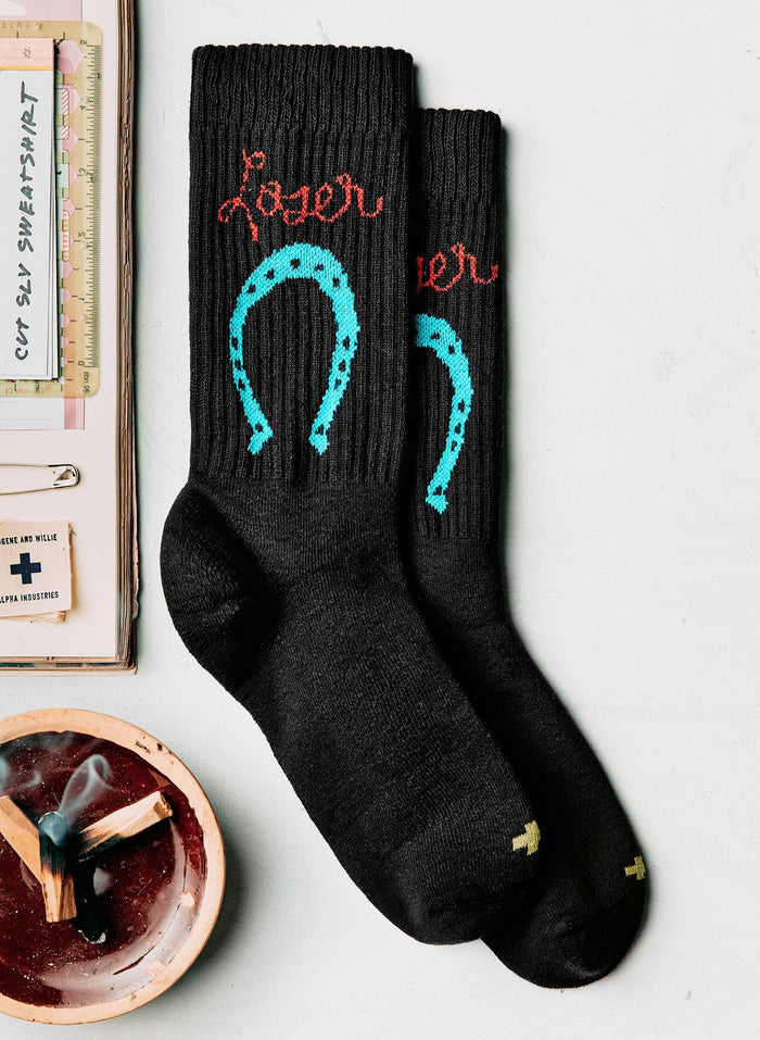 Light Gray the "loser" sock