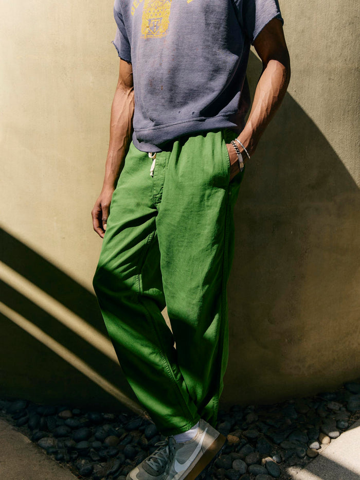 Tan the lounge pant in fern green