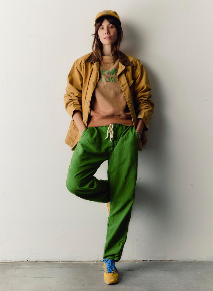 Gray the lounge pant in fern green