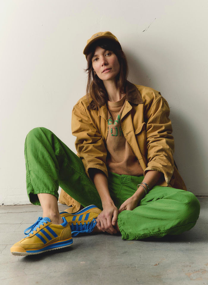 Gray the lounge pant in fern green