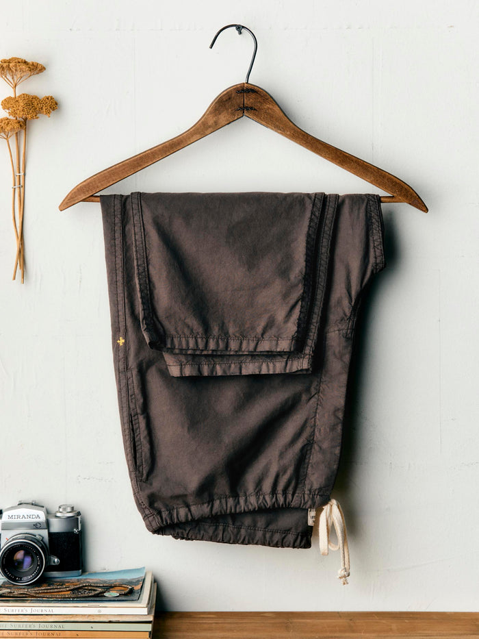 Lavender the lounge pant in umber poplin