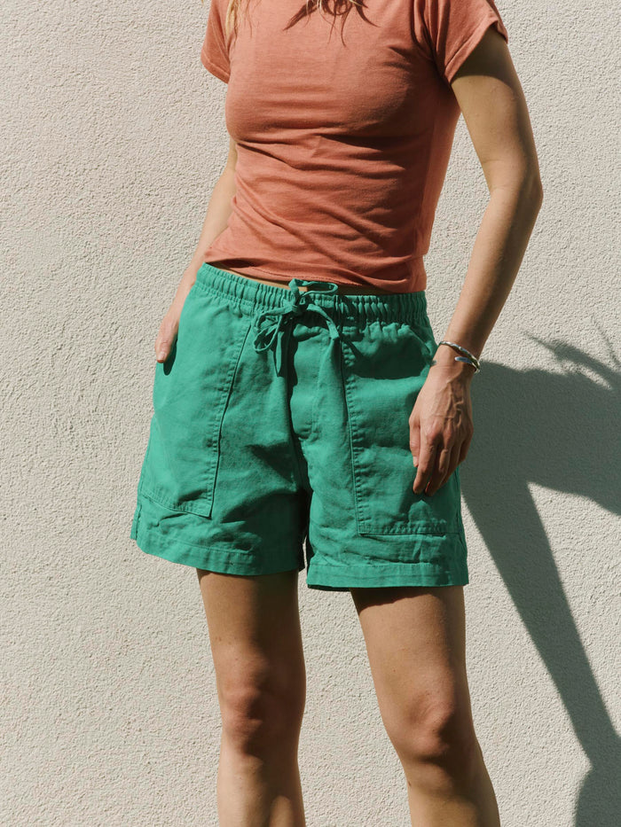 Gray the lounge short in seagreen