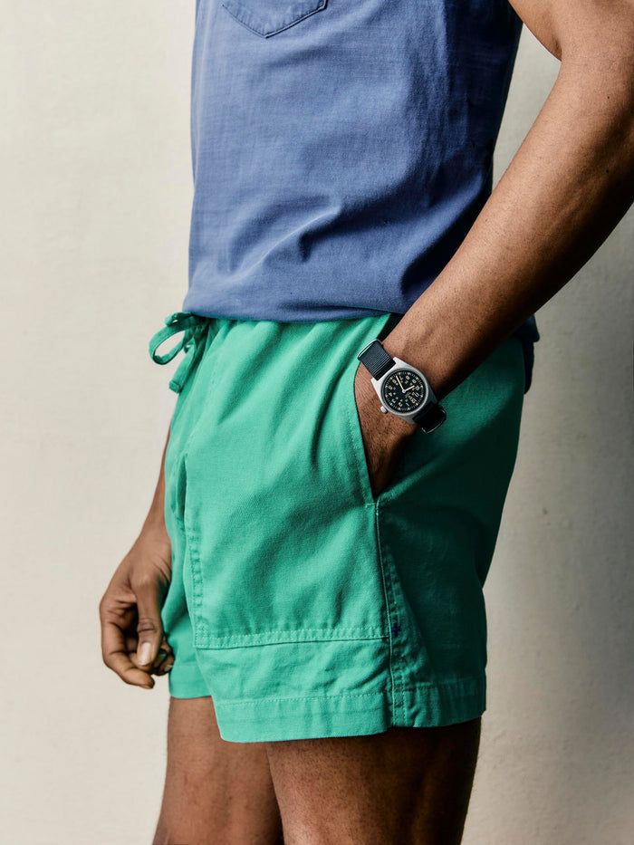 Light Gray the lounge short in seagreen