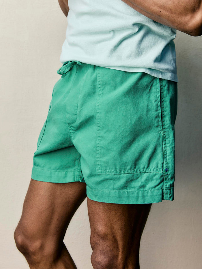 Light Gray the lounge short in seagreen