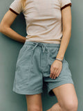Slate Gray the lounge short in sunfaded blue cord