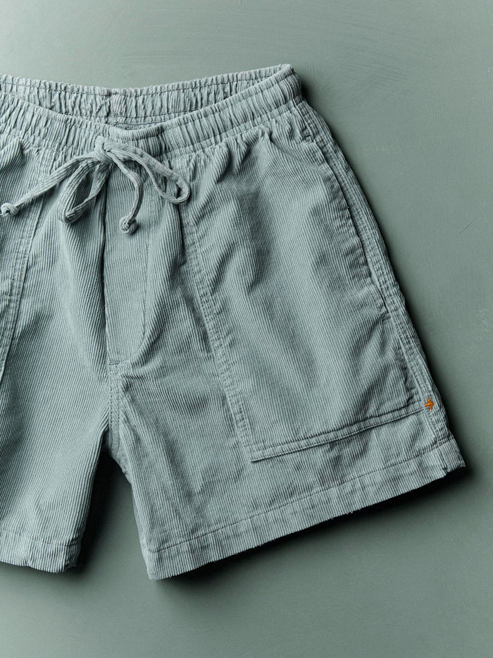 Slate Gray the lounge short in sunfaded blue cord