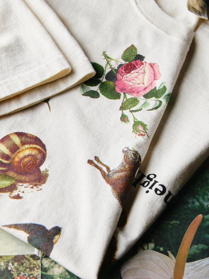 Lavender the "love your neighbors" tee