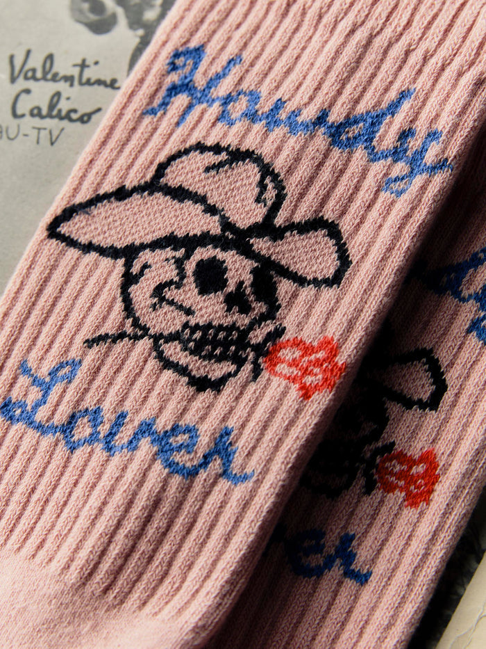 Black the "lover" sock