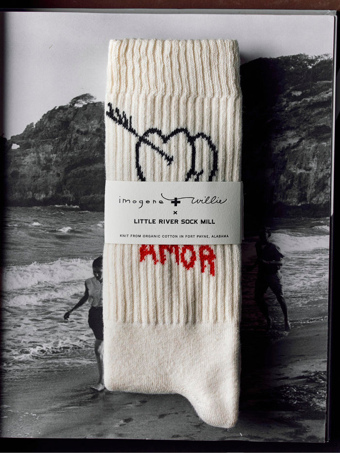 Dark Slate Gray the "mi amor" sock