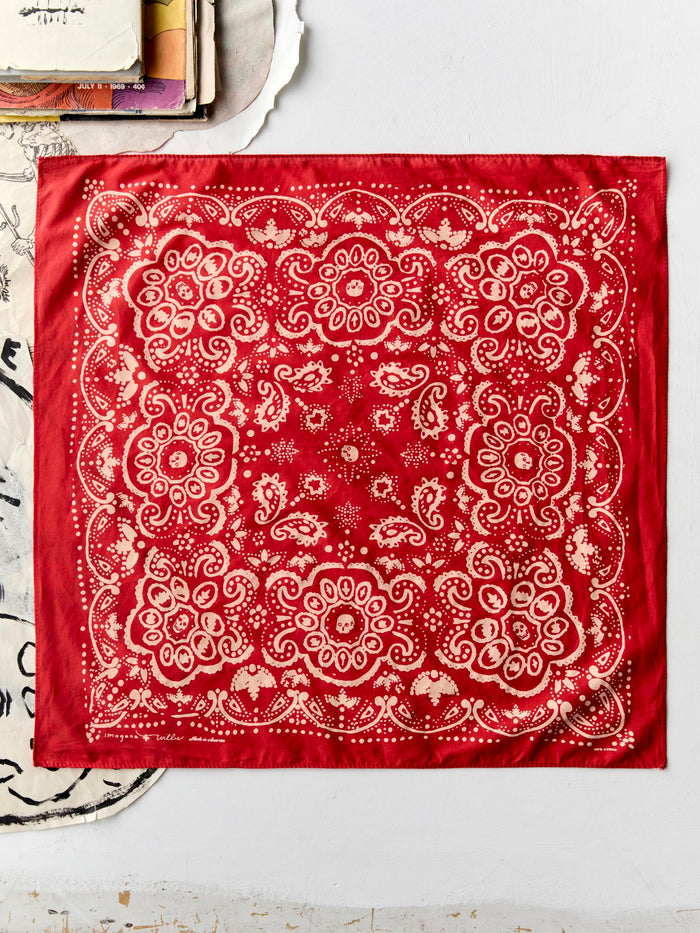 Light Gray the "muerta" bandana