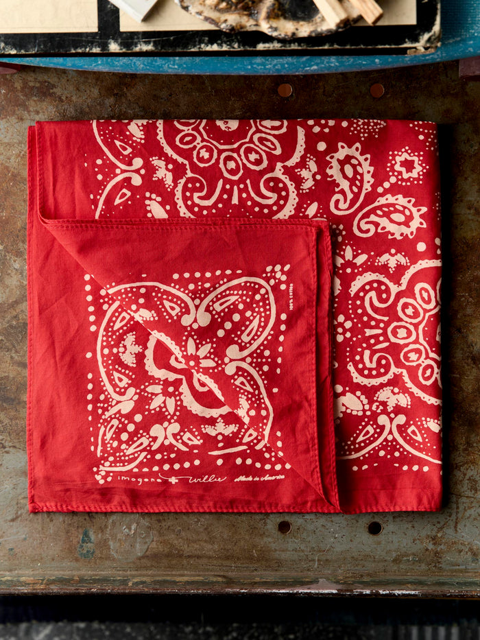 Brown the "muerta" bandana