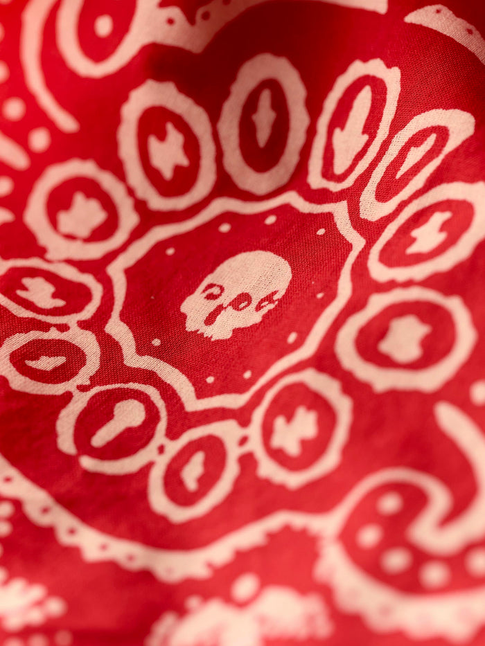 Brown the "muerta" bandana