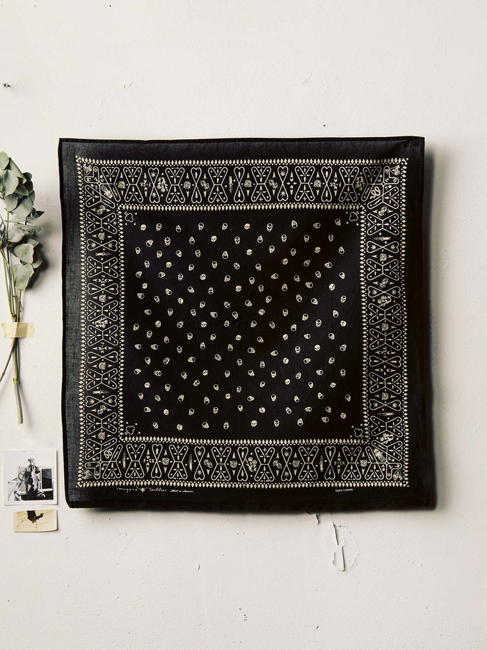 Light Gray the "muerte" bandana