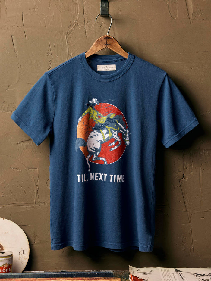 Dark Slate Gray the "next time" tee in faded navy