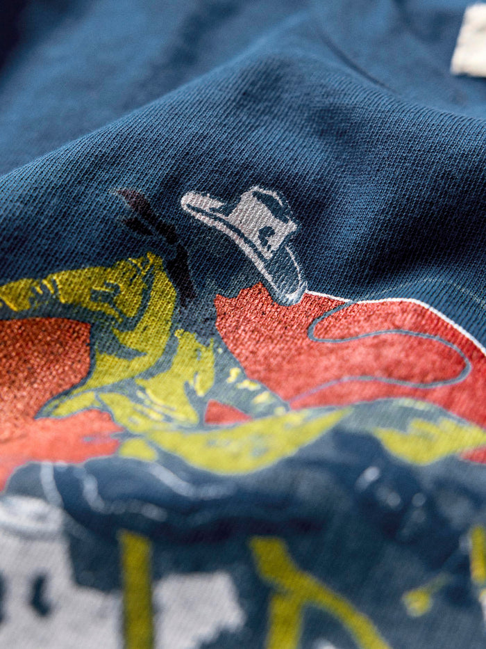 Dark Slate Gray the "next time" tee in faded navy