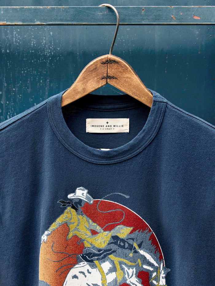 Dark Slate Gray the "next time" tee in faded navy