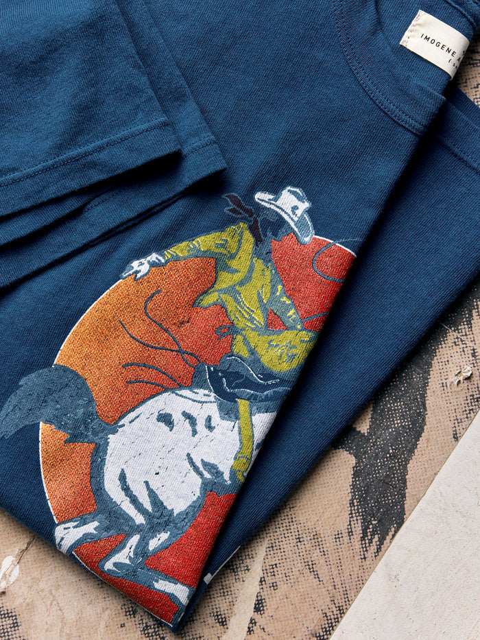 Dark Slate Gray the "next time" tee in faded navy