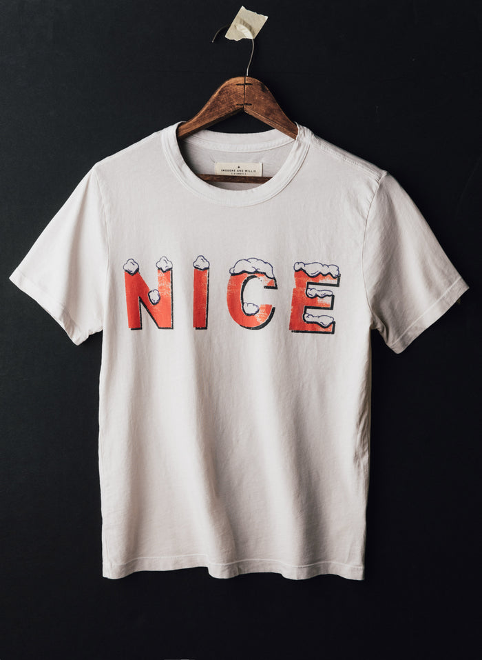 Black the "nice" tee