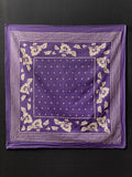 Dark Slate Gray the "paradise rose" bandana