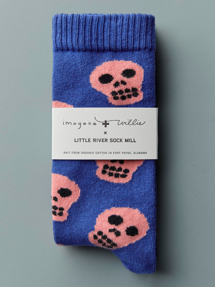 Slate Gray the "peligro" sock