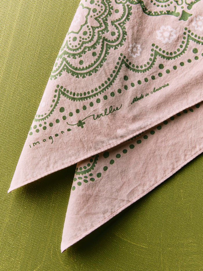 Olive Drab the "pink stone" bandana