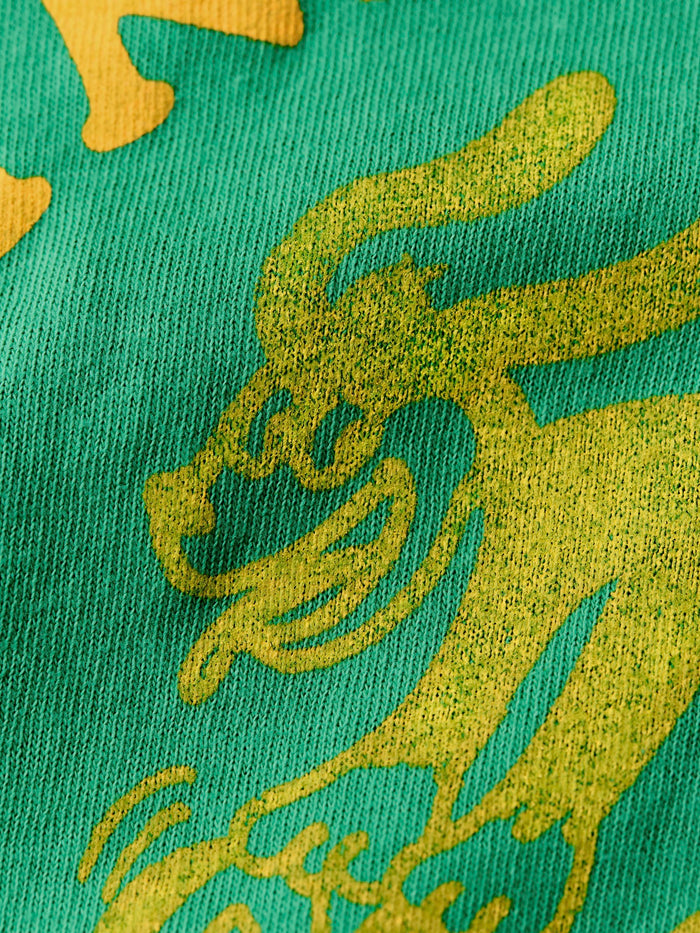 Medium Sea Green the "racing team" tee