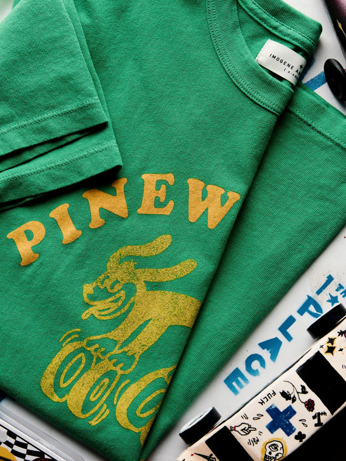 Sea Green the "racing team" tee