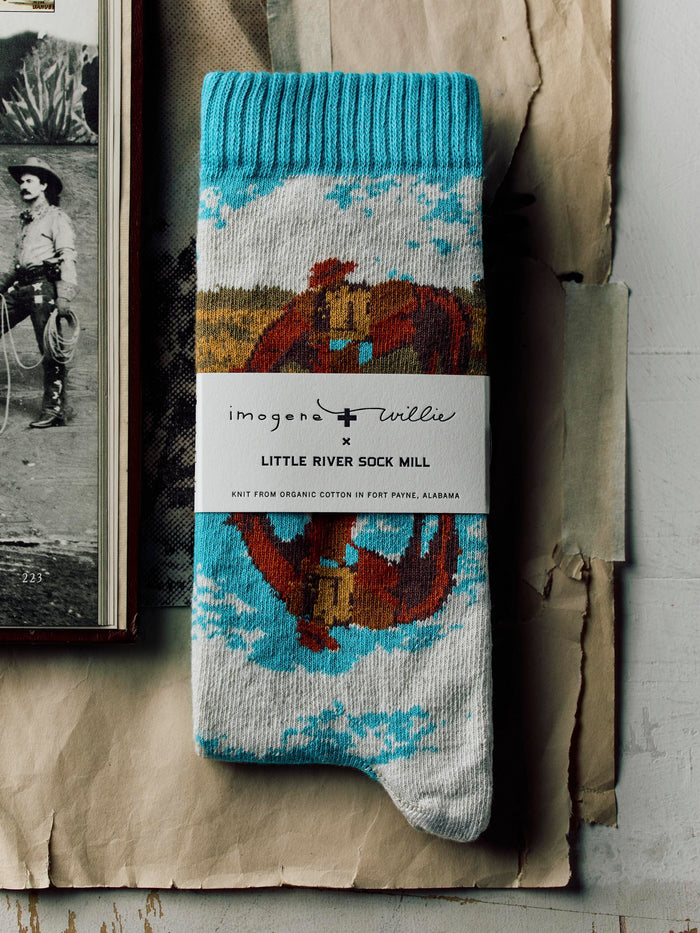 Slate Gray the "reflection" sock