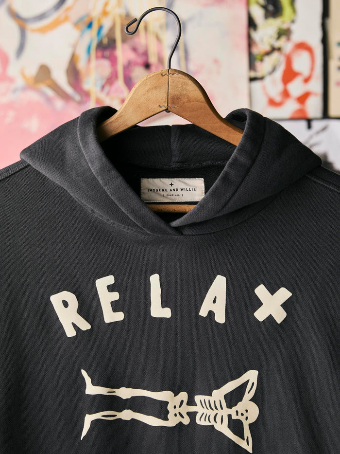 Dark Slate Gray the "relax" davenport hoodie