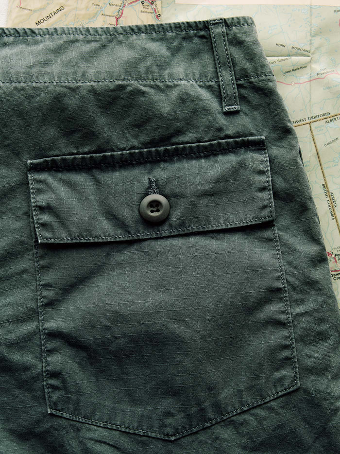 Dark Slate Gray the ripstop fatigue short in slate