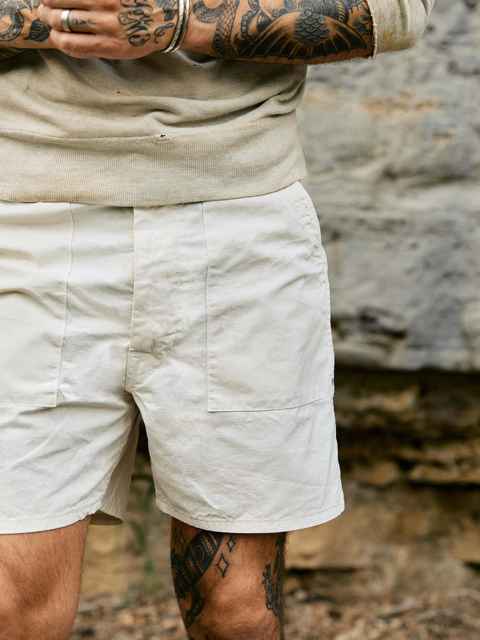 Rosy Brown the ripstop fatigue short in stone