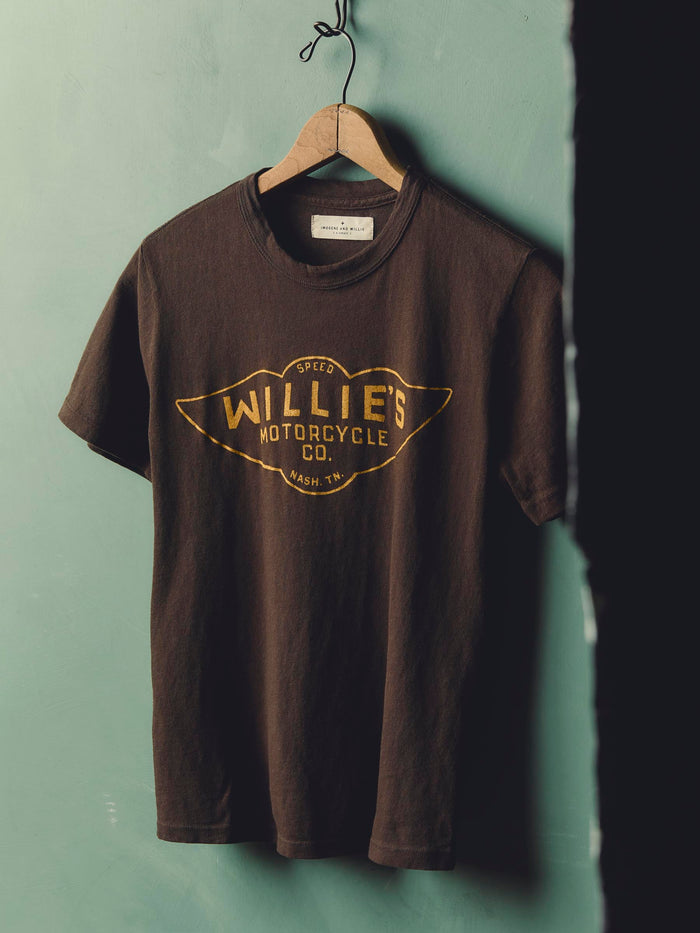 Black the "speedshop" tee