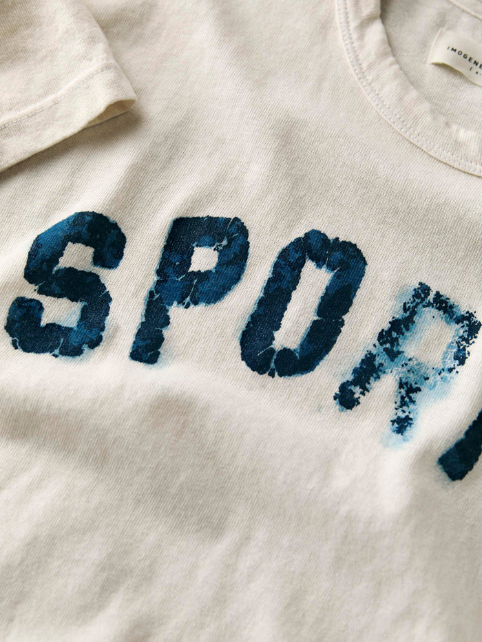 Gray the "sports" tee