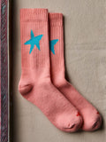 Rosy Brown the "star" sock