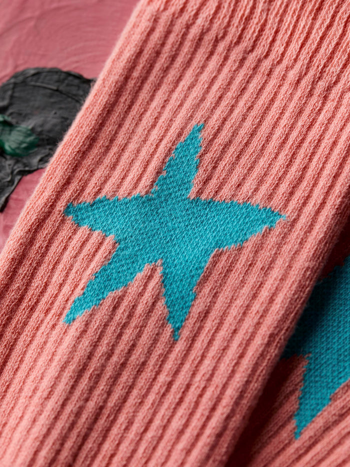 Rosy Brown the "star" sock