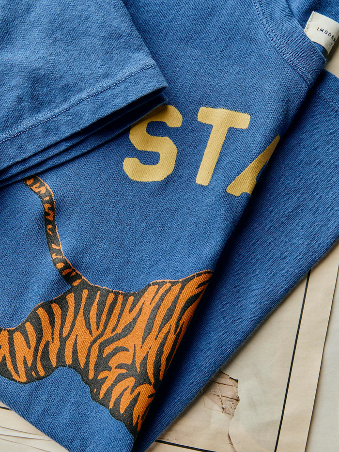 Steel Blue the "state" tee