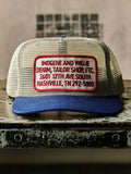 Black the "tailor shop" mesh trucker