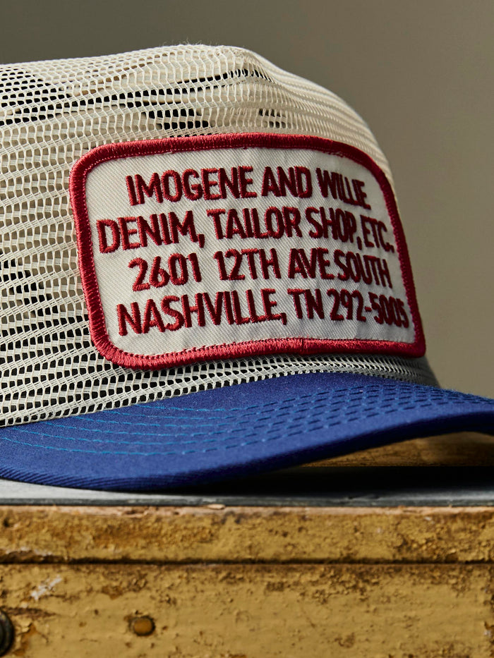 Dim Gray the "tailor shop" mesh trucker