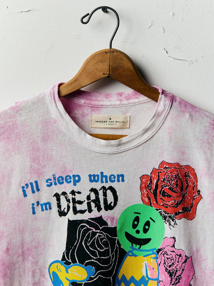 Light Gray the "when i'm dead" tee