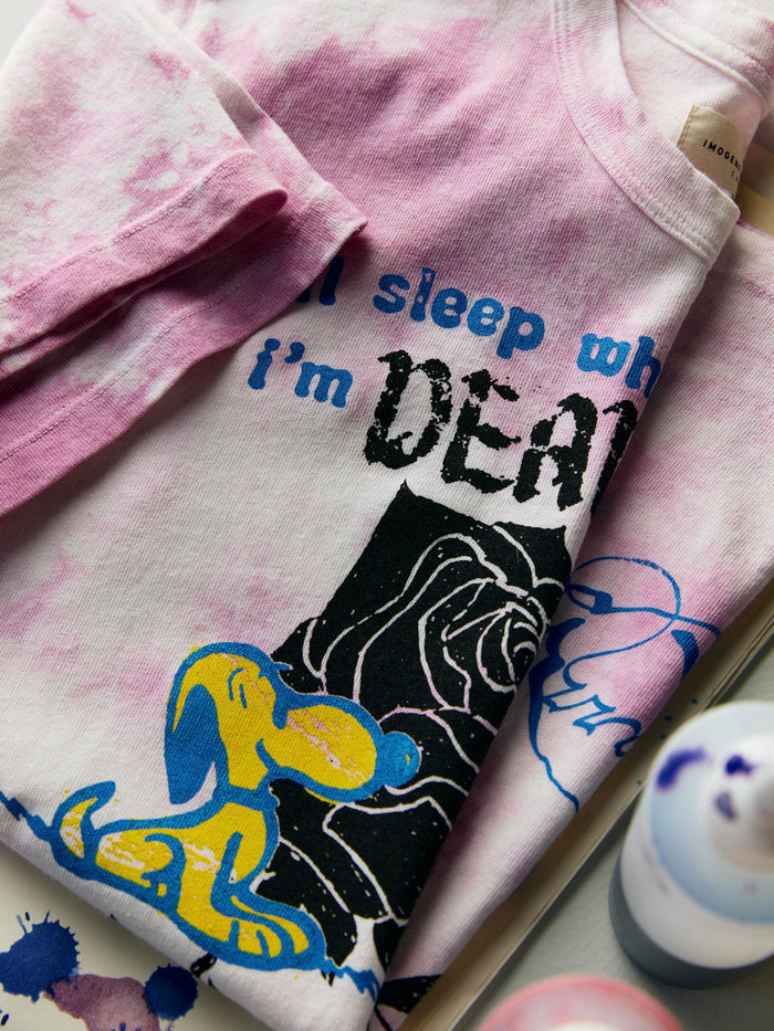 Light Gray the "when i'm dead" tee