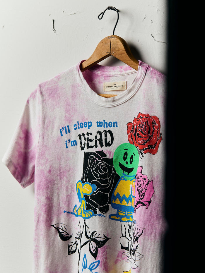Black the "when i'm dead" tee