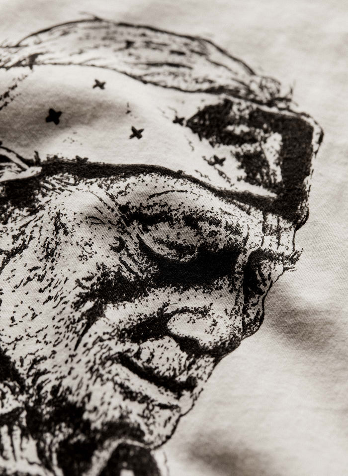 Gray the "willie" tee