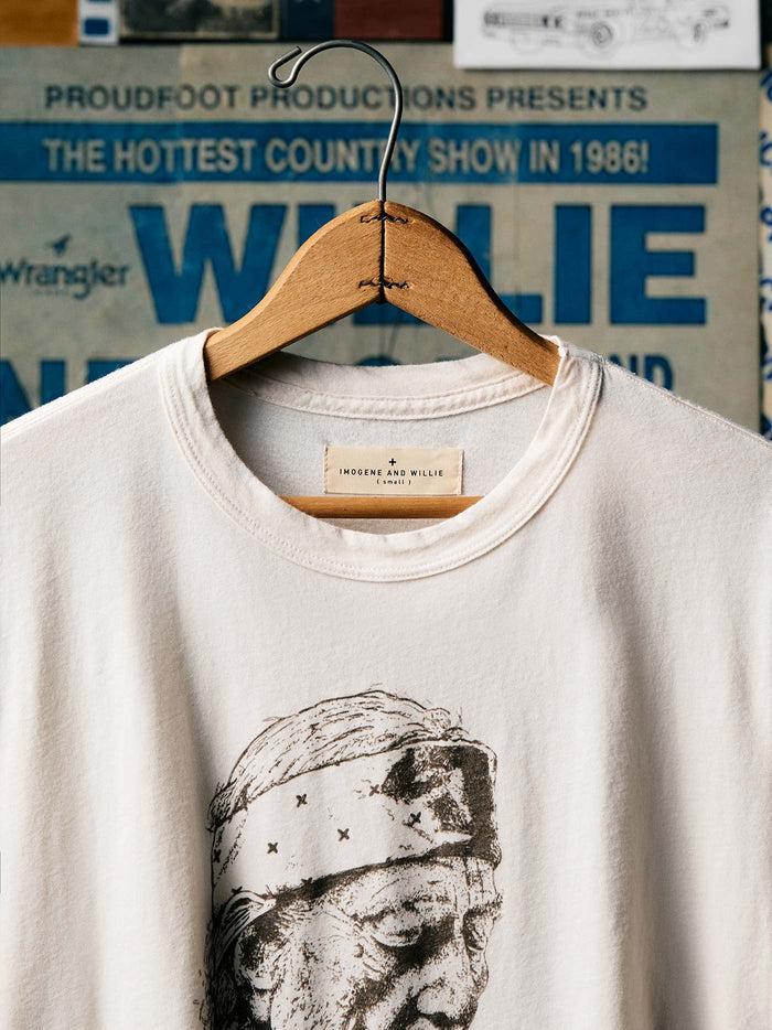 Light Gray the "willie" tee