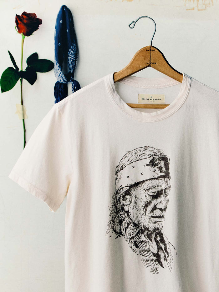 Light Gray the "willie" tee