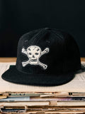 Gray the wool "hellcats" cap in black
