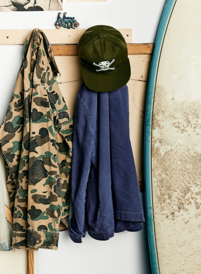 Dark Slate Gray the wool "hellcats" cap in olive