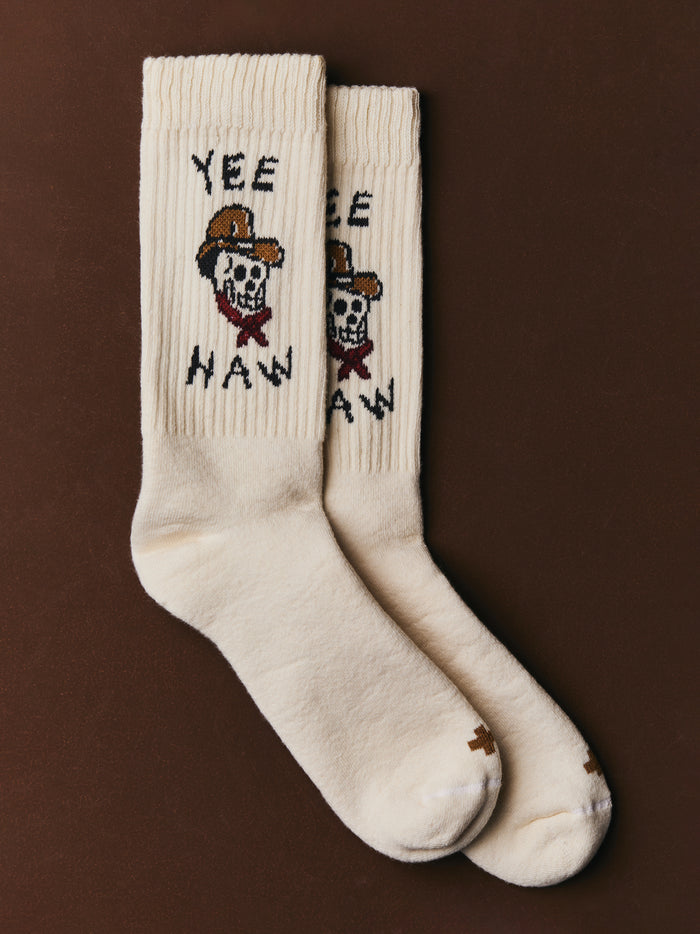 Gray the "yee haw" sock