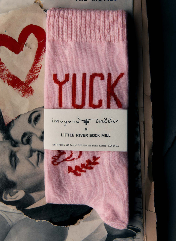 Rosy Brown the "yuck" sock